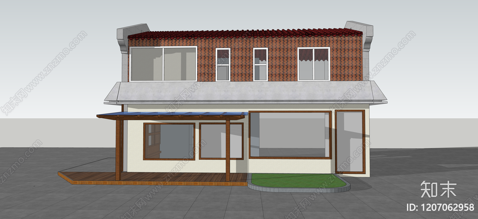 现代其他景观小建筑SU模型下载【ID:1207062958】
