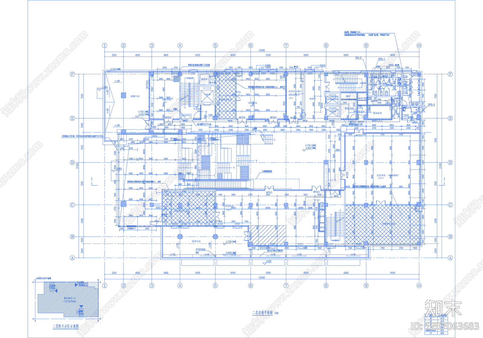 消防给水系统施工图下载【ID:1207063683】