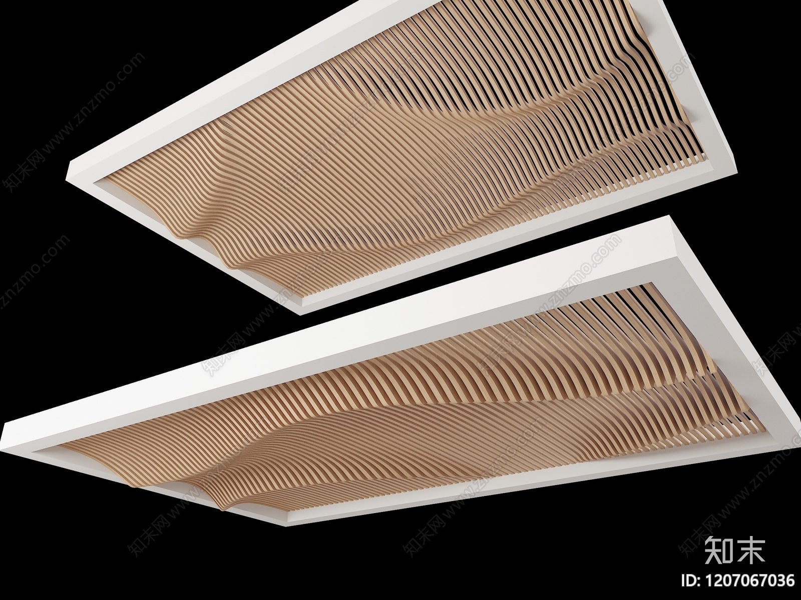 现代吊顶3D模型下载【ID:1207067036】