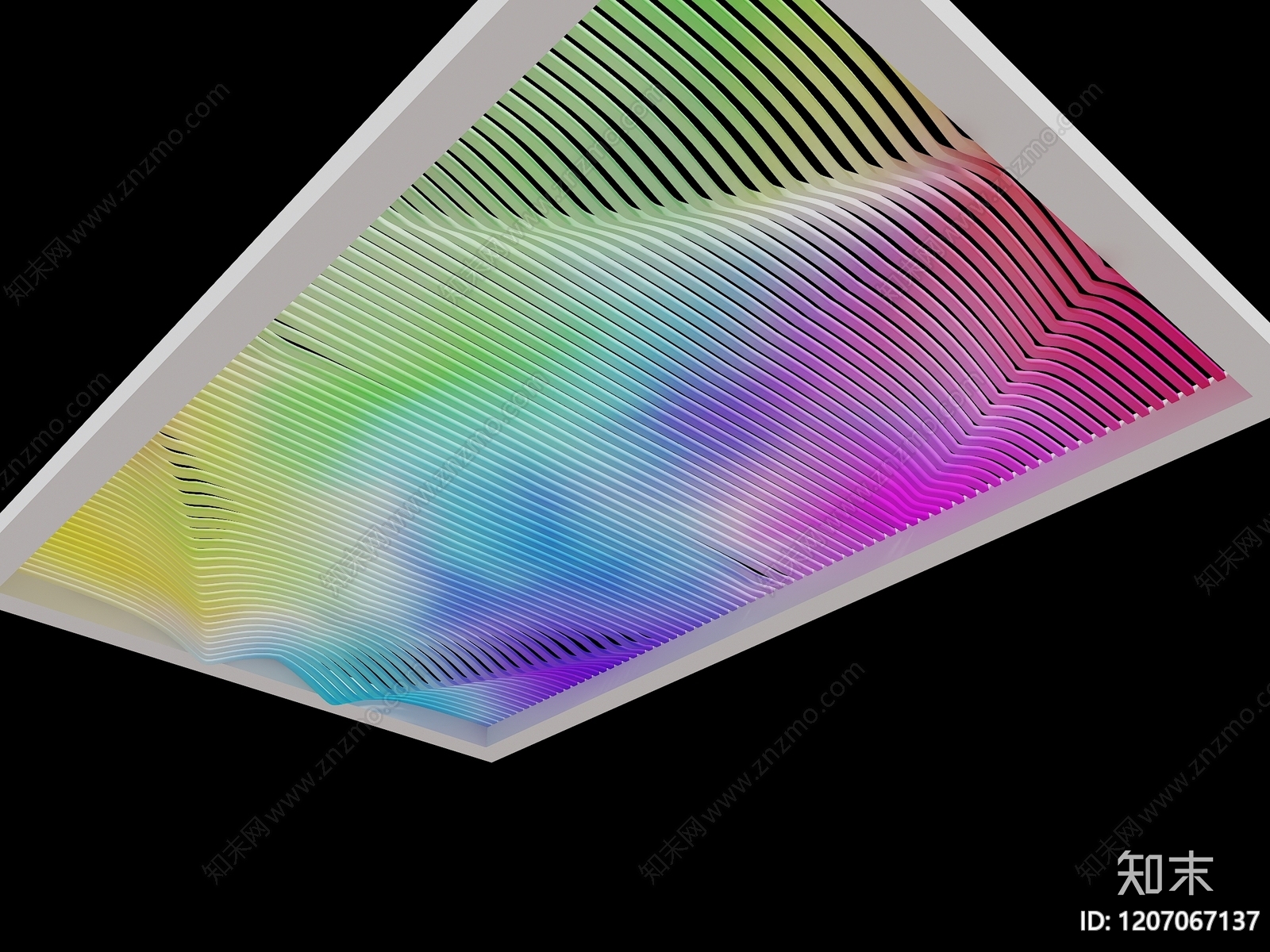 现代吊顶3D模型下载【ID:1207067137】