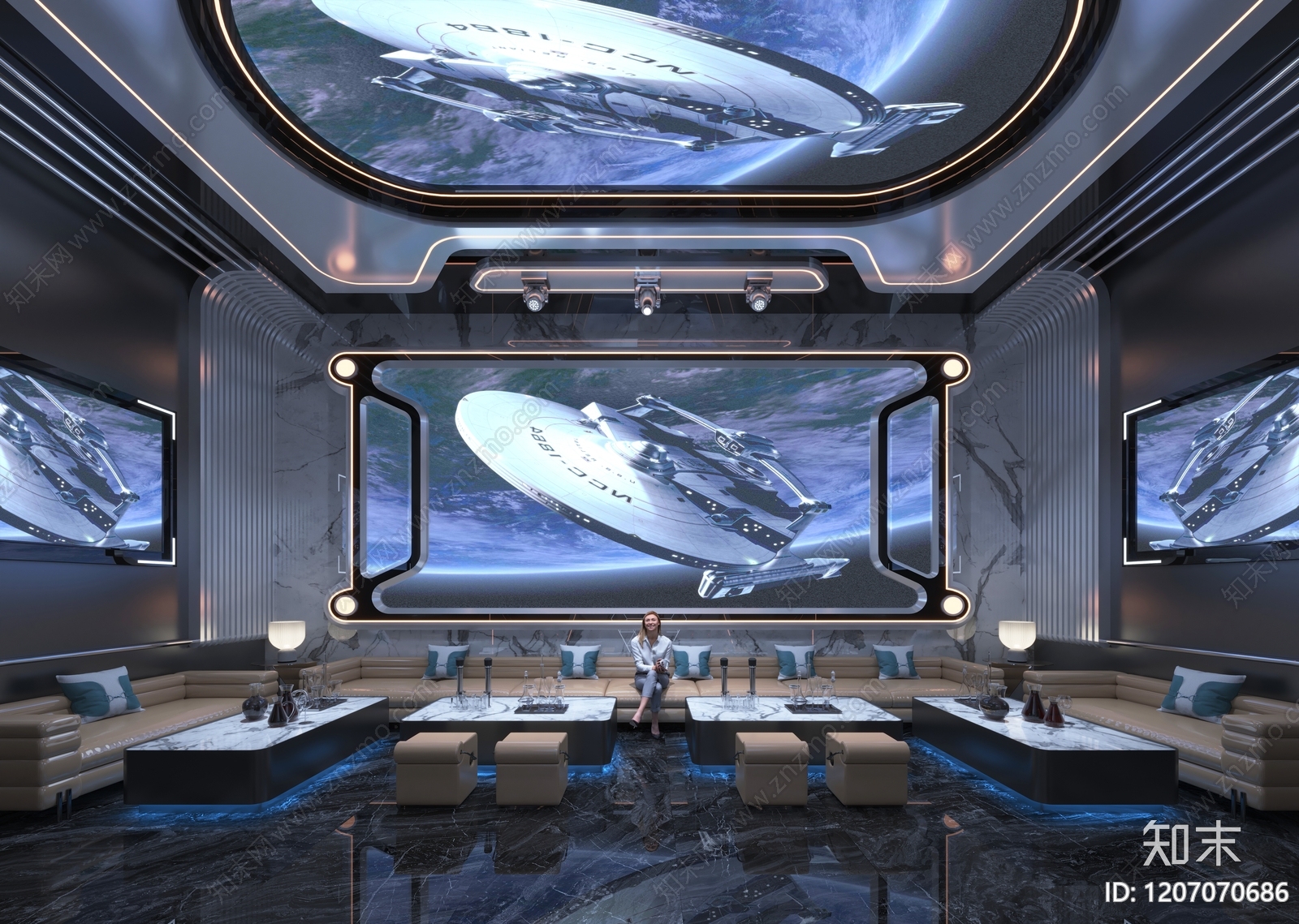 现代KTV3D模型下载【ID:1207070686】