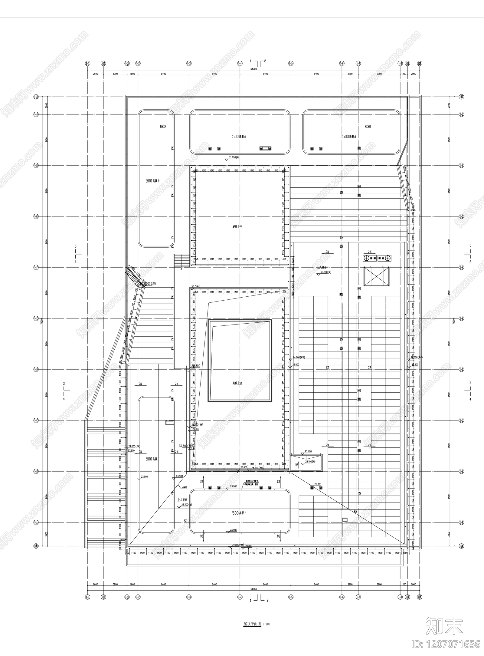 幕墙结构cad施工图下载【ID:1207071656】