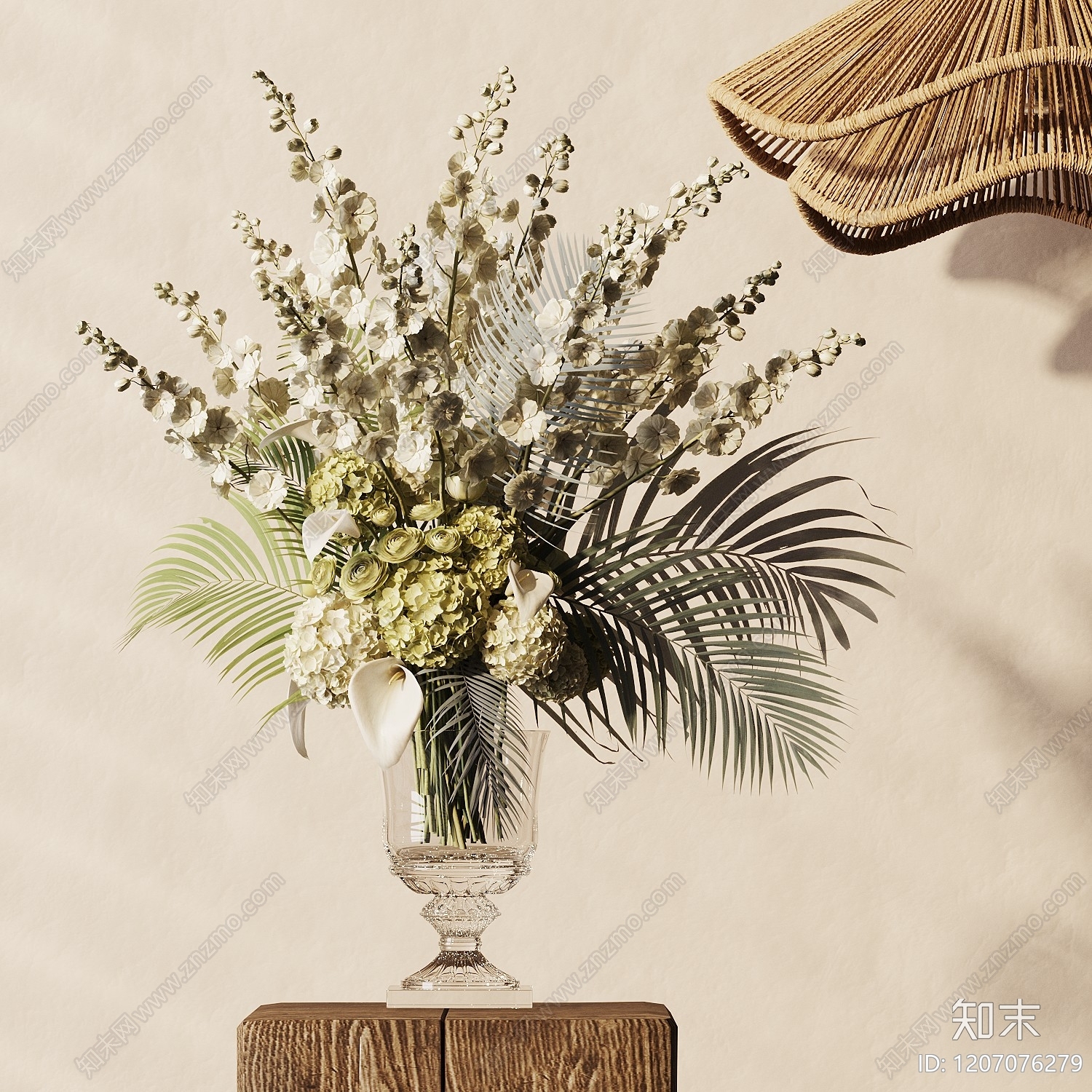 现代花艺3D模型下载【ID:1207076279】