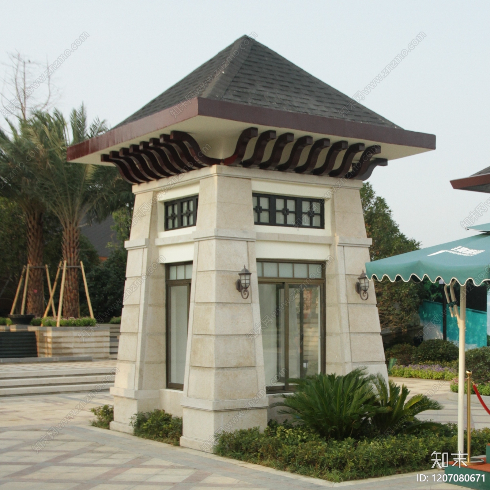 门岗与安防施工图下载【ID:1207080671】