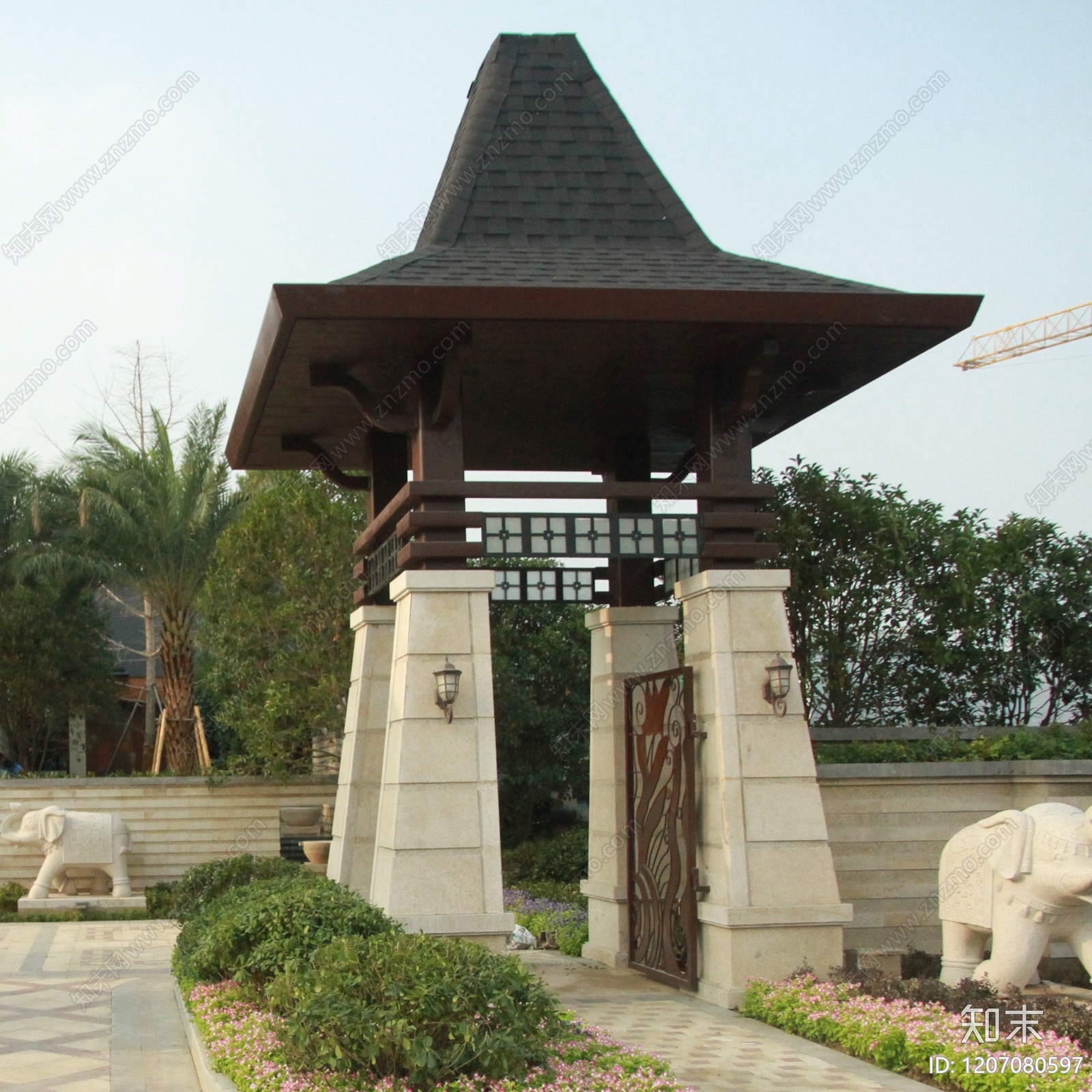 亭子施工图下载【ID:1207080597】