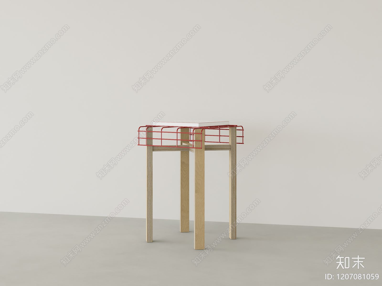 现代中古边几SU模型下载【ID:1207081059】