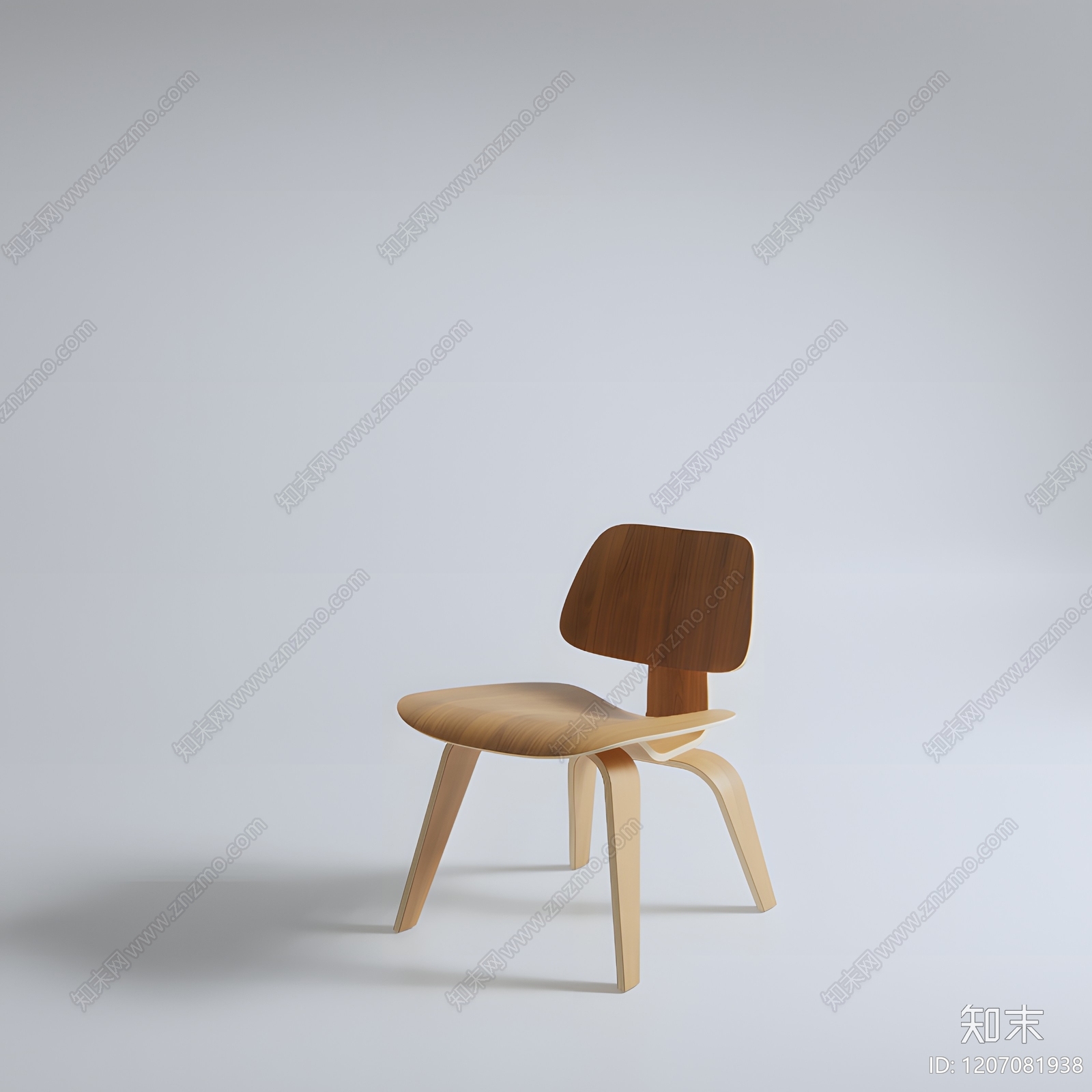 现代原木休闲椅SU模型下载【ID:1207081938】