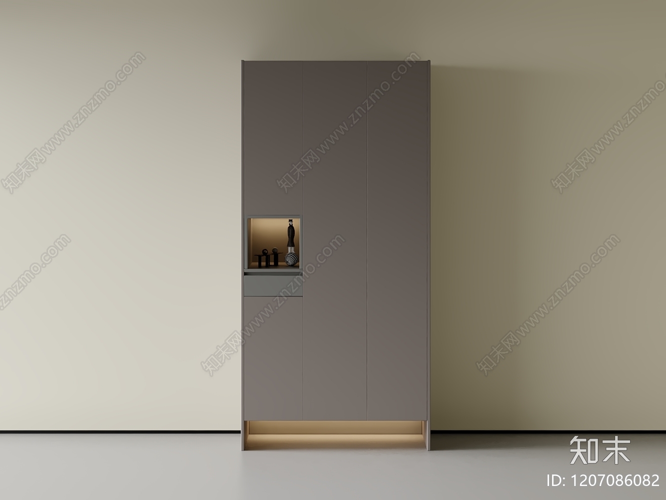 现代中古鞋柜3D模型下载【ID:1207086082】