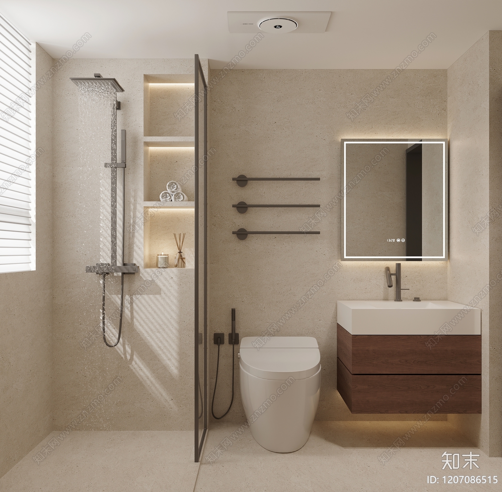 现代家居卧室3D模型下载【ID:1221527178】