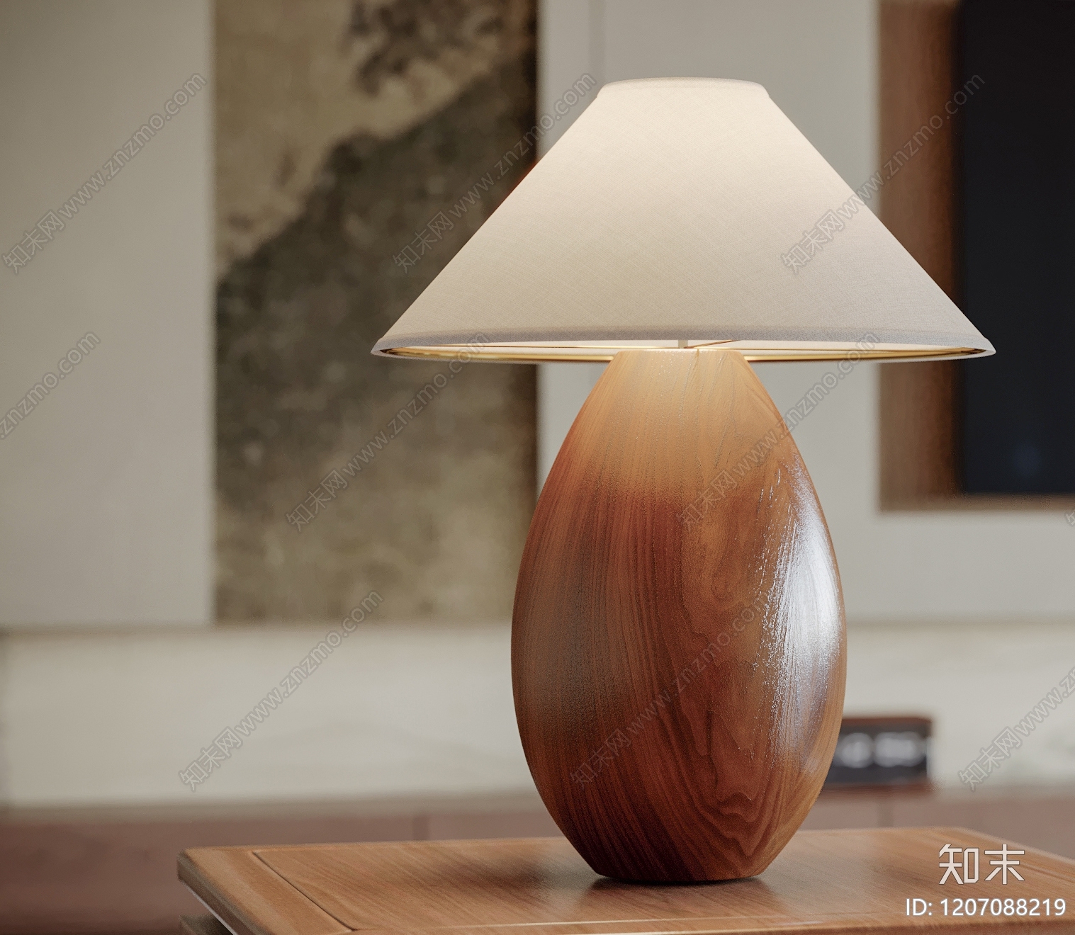 中古复古台灯SU模型下载【ID:1207088219】