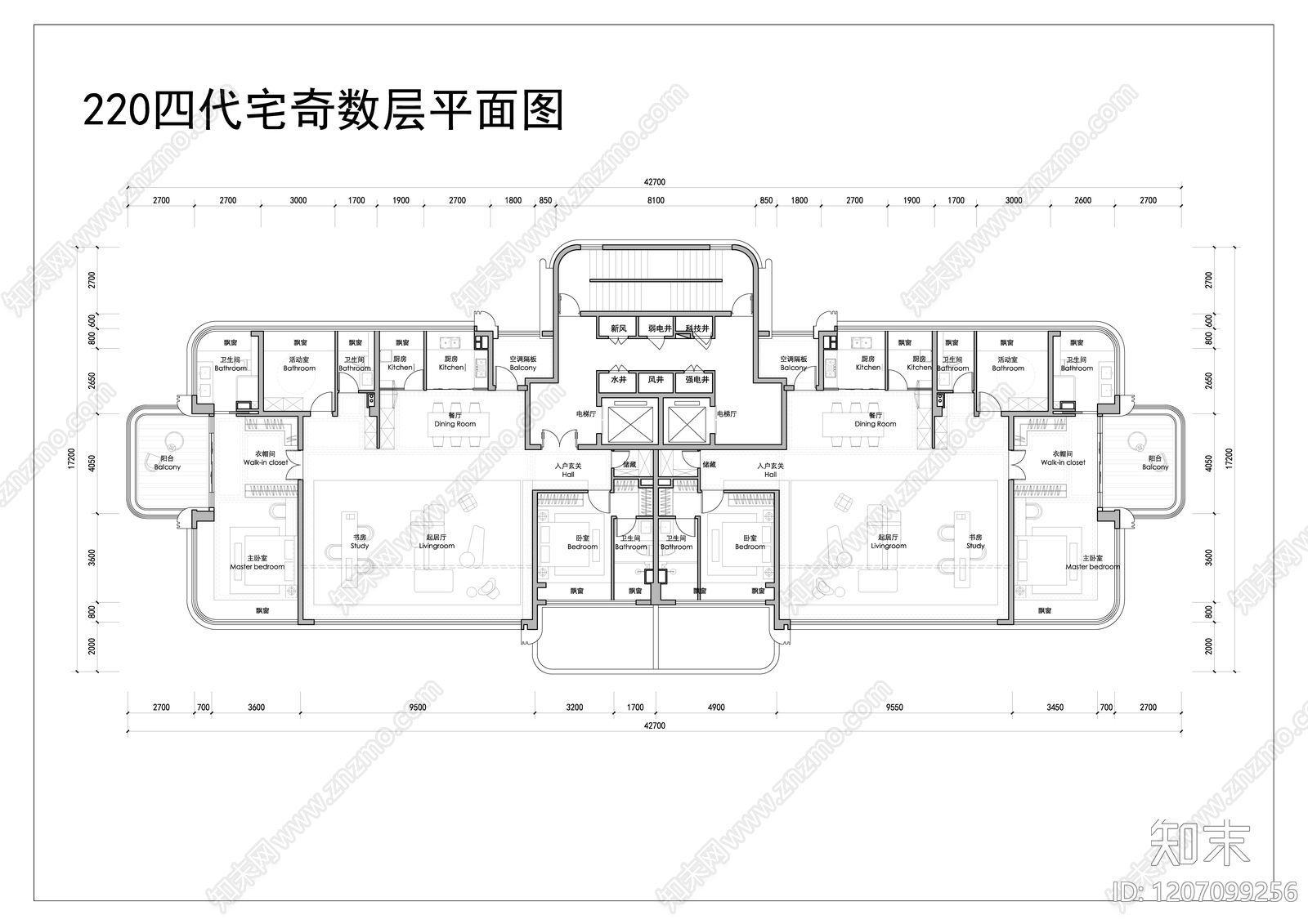 高层住宅CAD图纸精品下载_AutoCAD图纸_知末网