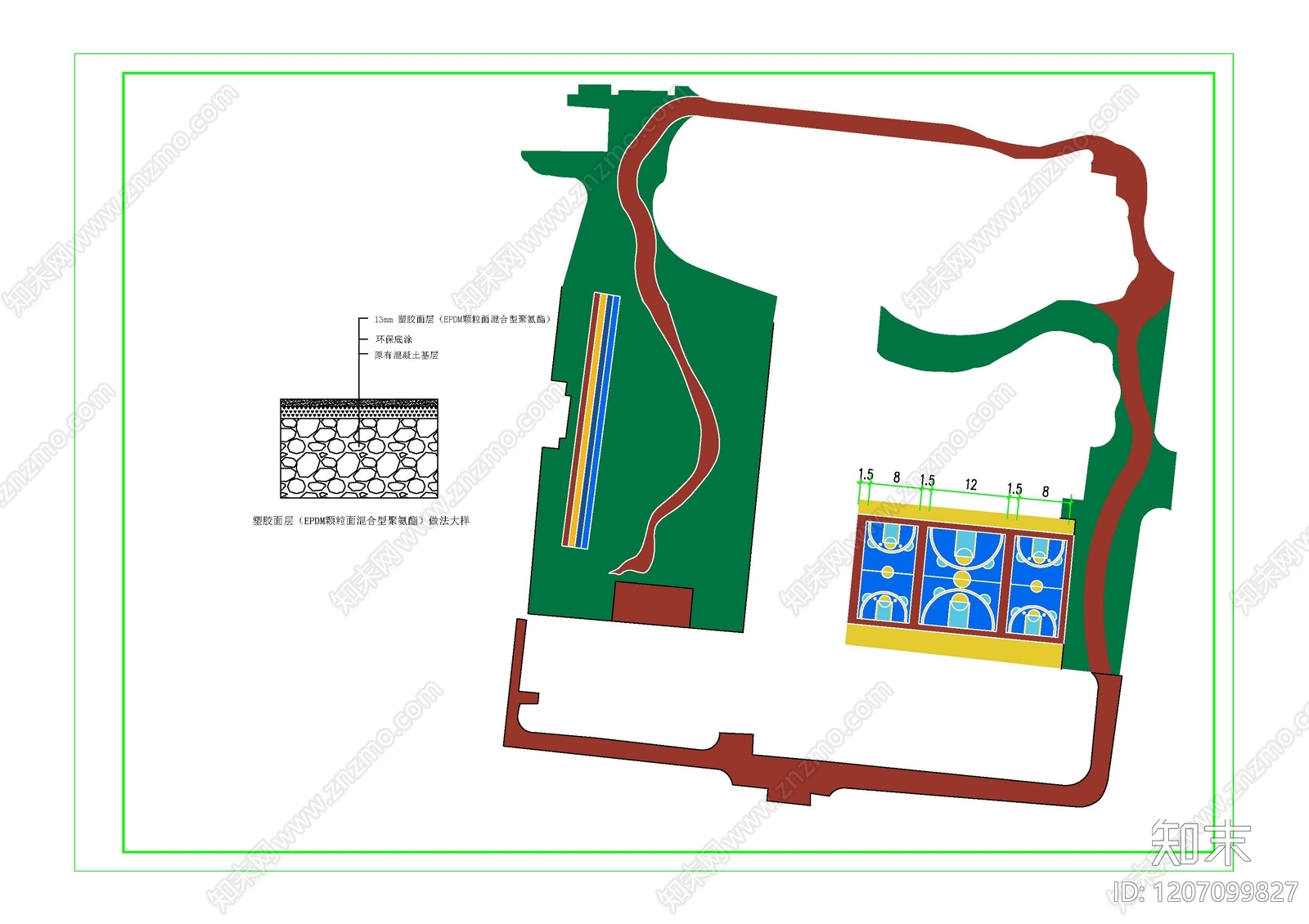 现代幼儿园施工图下载【ID:1207099827】