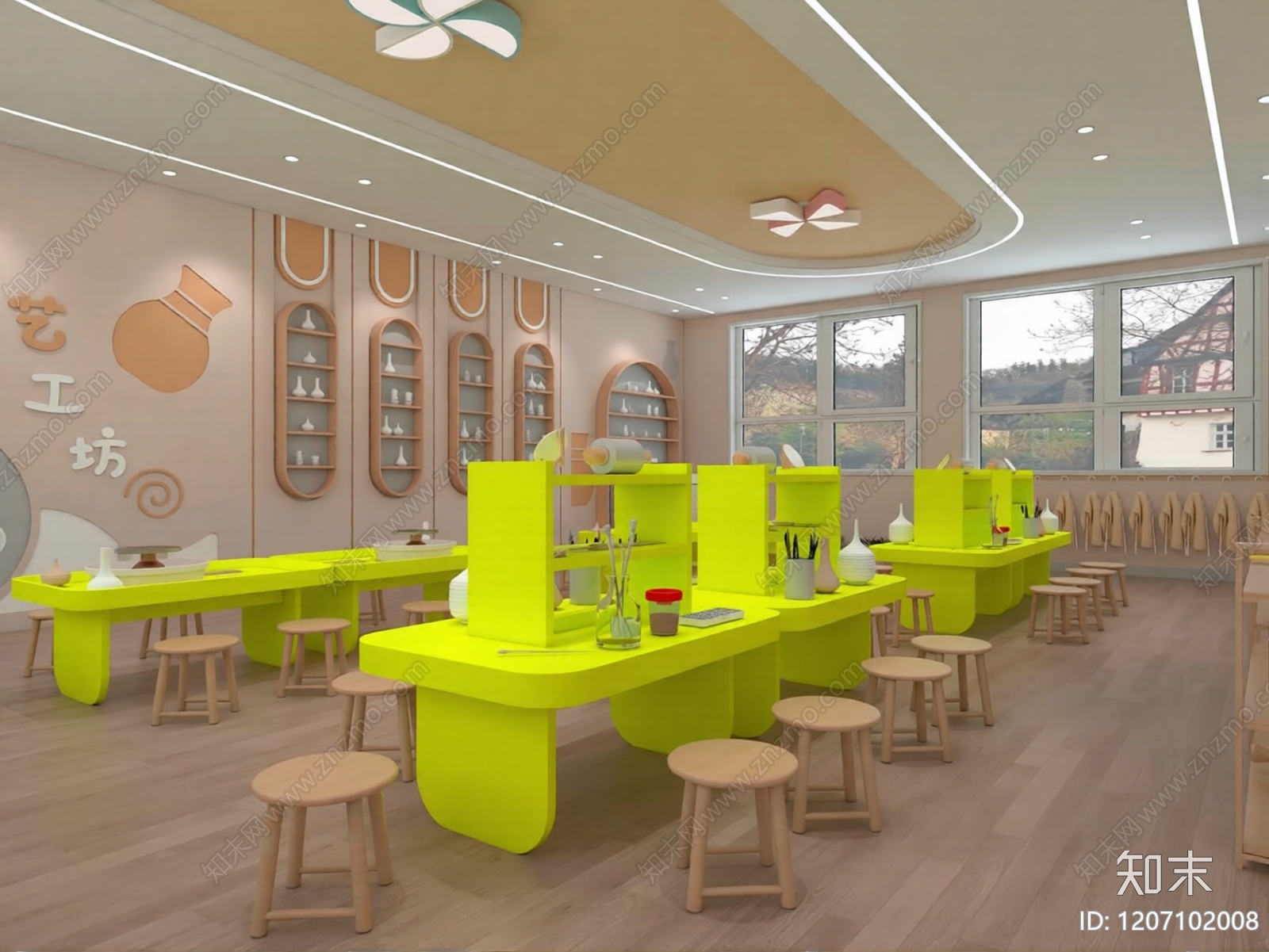 手工室3D模型下载【ID:1207102008】