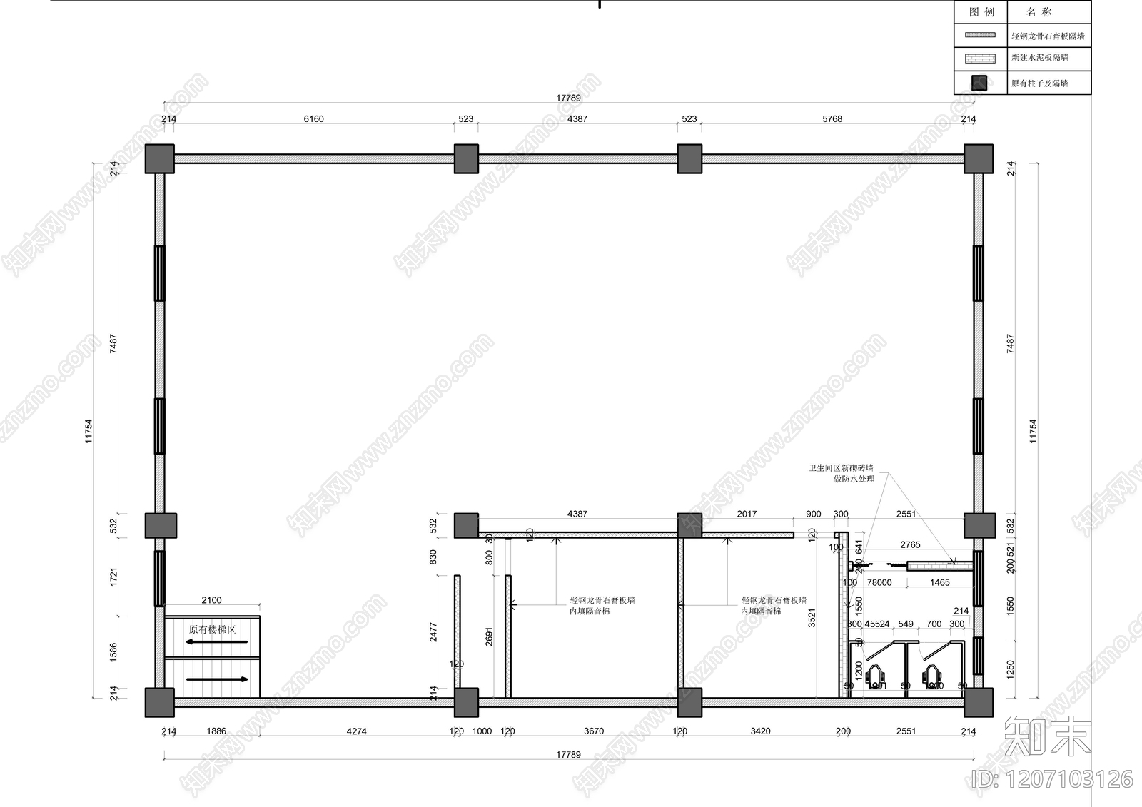 现代棋牌室cad施工图下载【ID:1207103126】