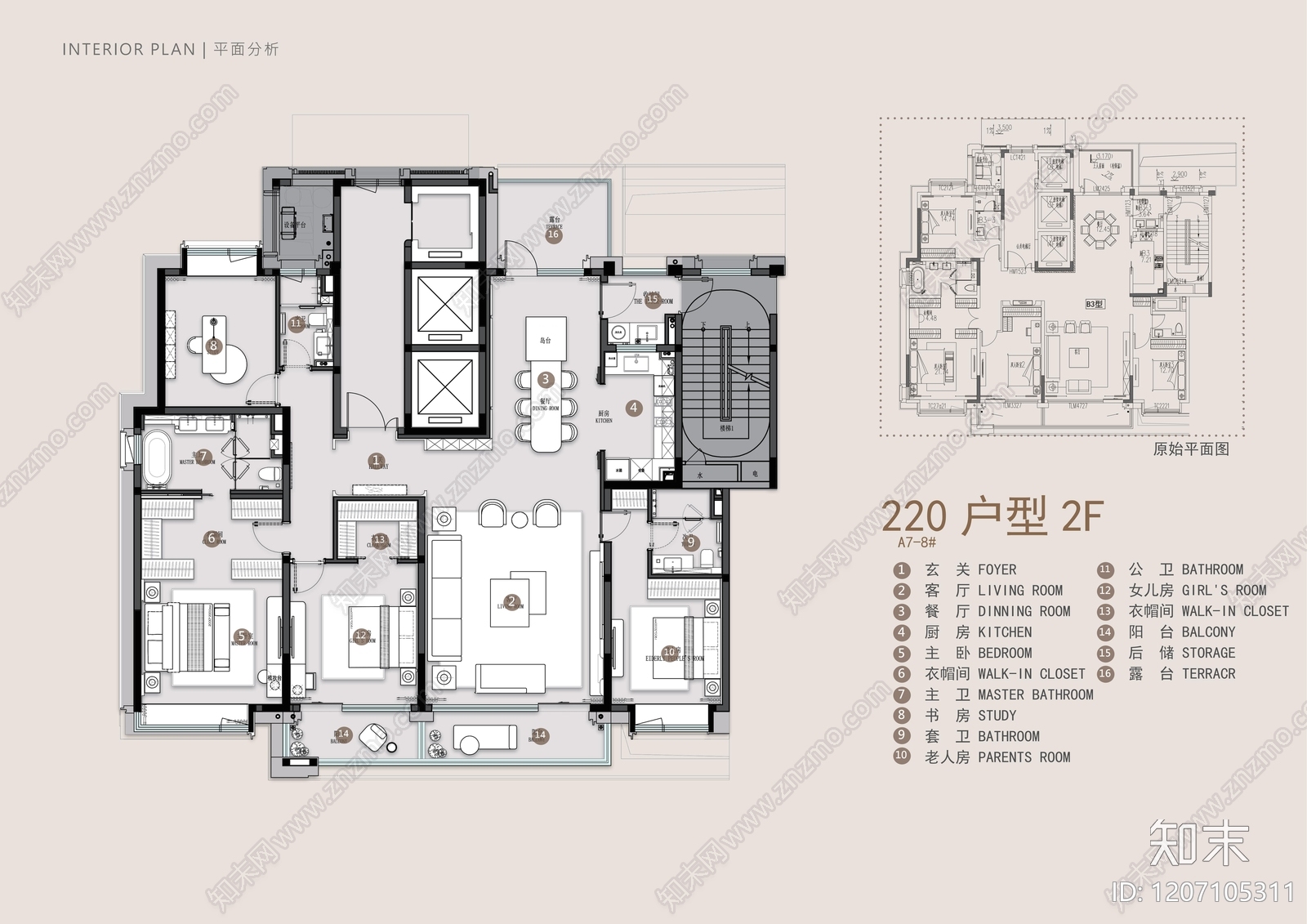 现代新中式别墅下载【ID:1207105311】