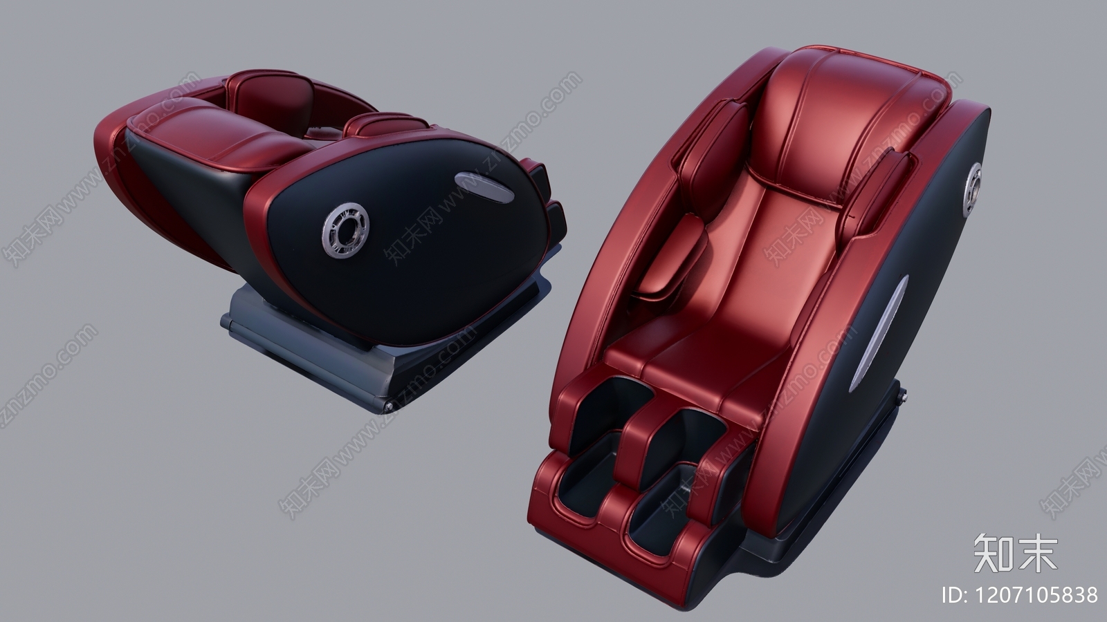 现代单人沙发SU模型下载【ID:1207105838】