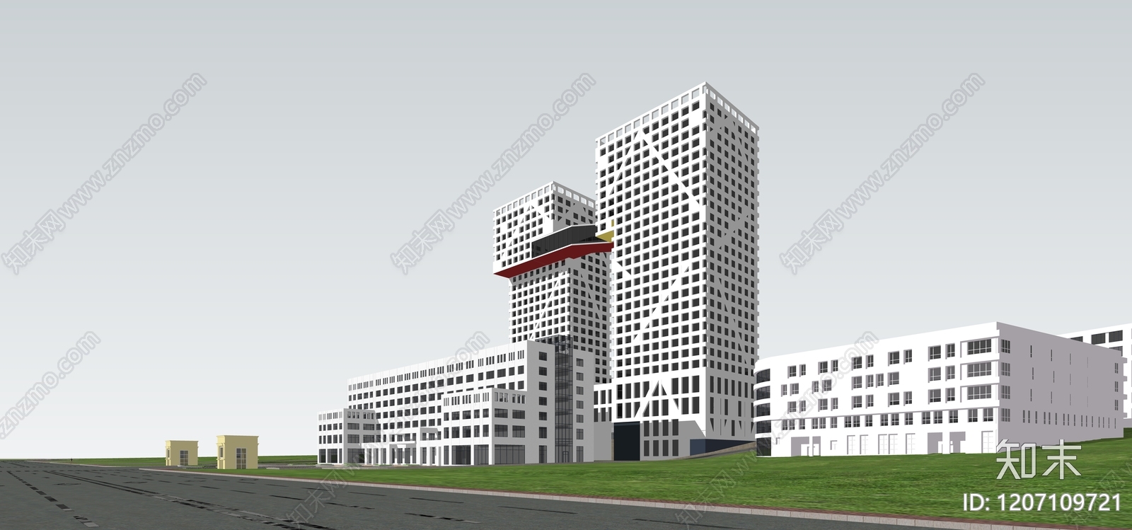现代其他公共建筑SU模型下载【ID:1207109721】