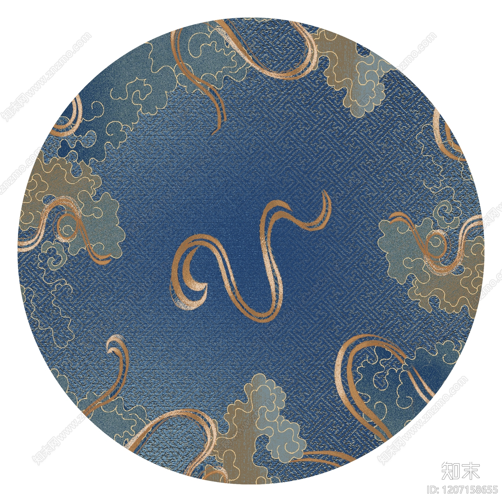 新中式中式酒店地毯贴图下载【ID:1207158655】