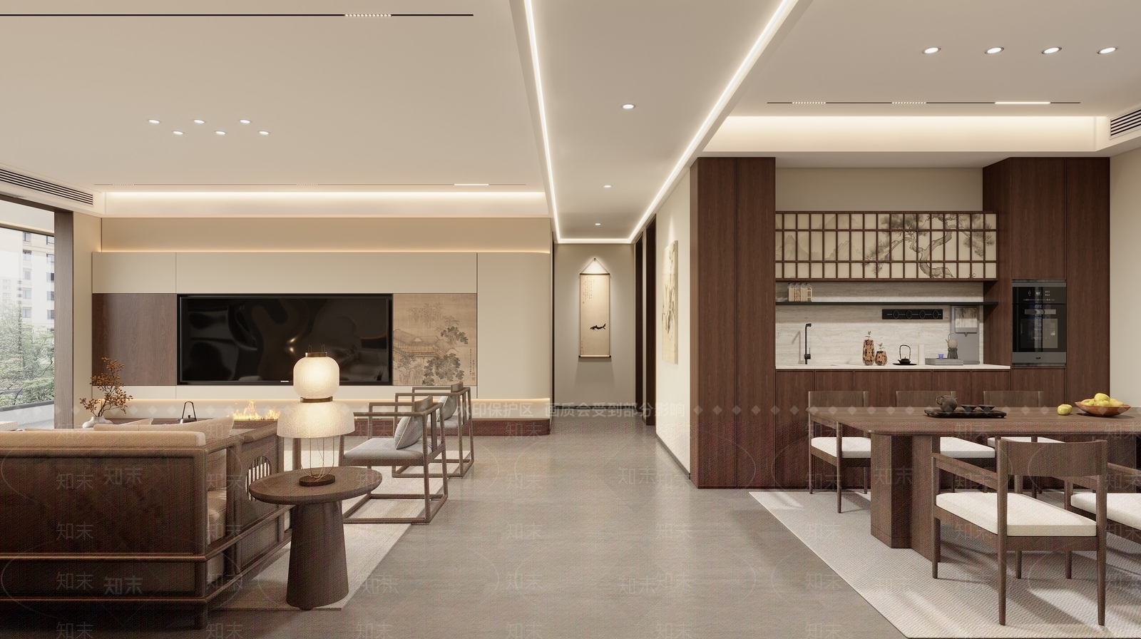木质餐边柜餐边柜3D模型下载【ID:1227293646】