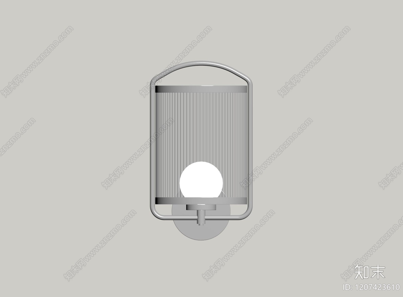 现代简约壁灯SU模型下载【ID:1207423610】