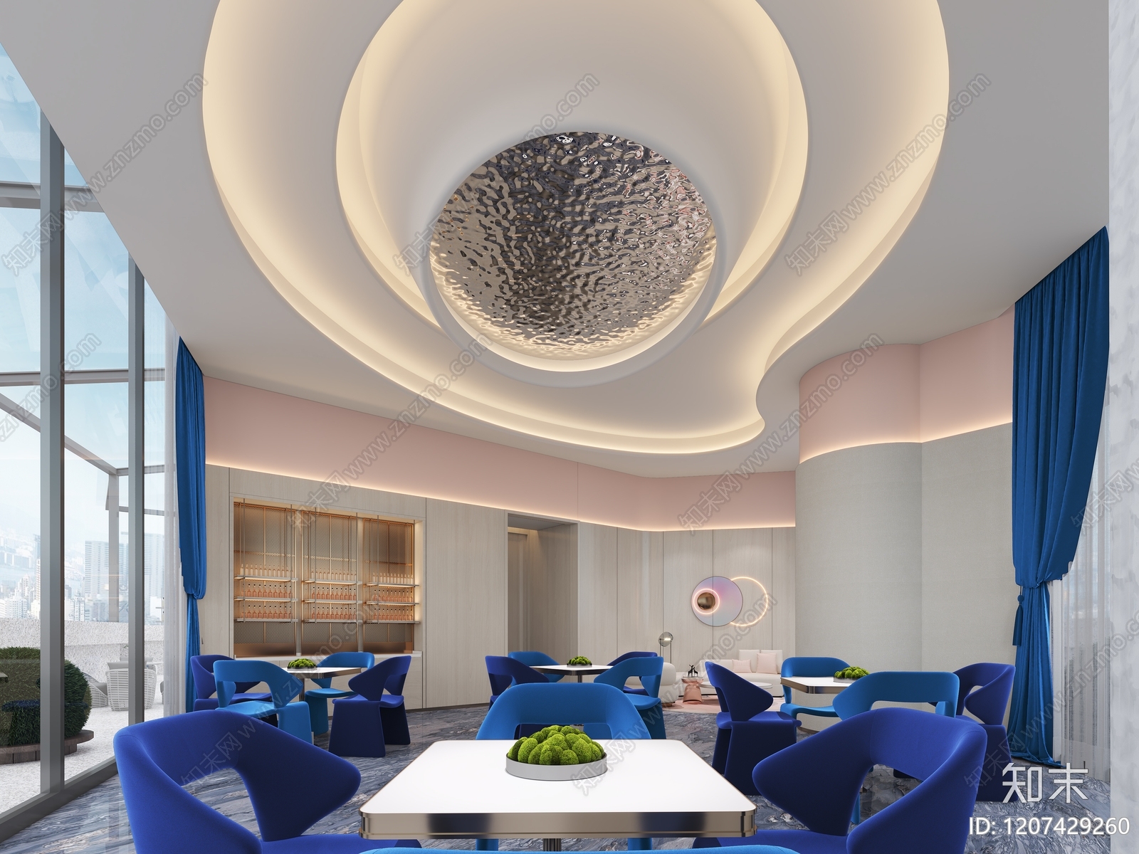 现代美容院3D模型下载【ID:1207429260】