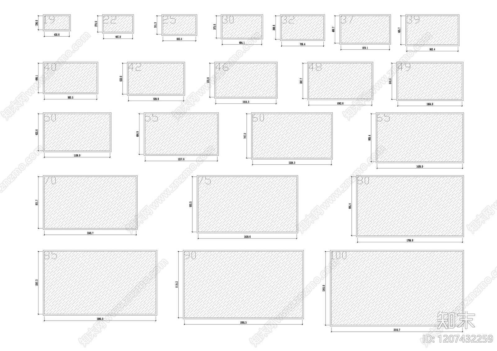 现代新中式家具图库施工图下载【ID:1207432259】
