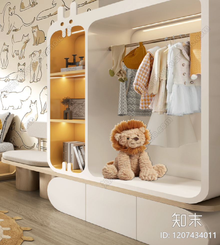 意式柜子施工图下载【ID:1207434011】