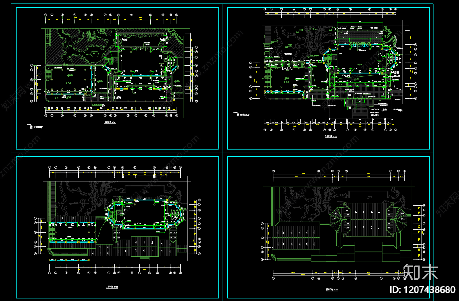 其他古建筑施工图下载【ID:1207438680】