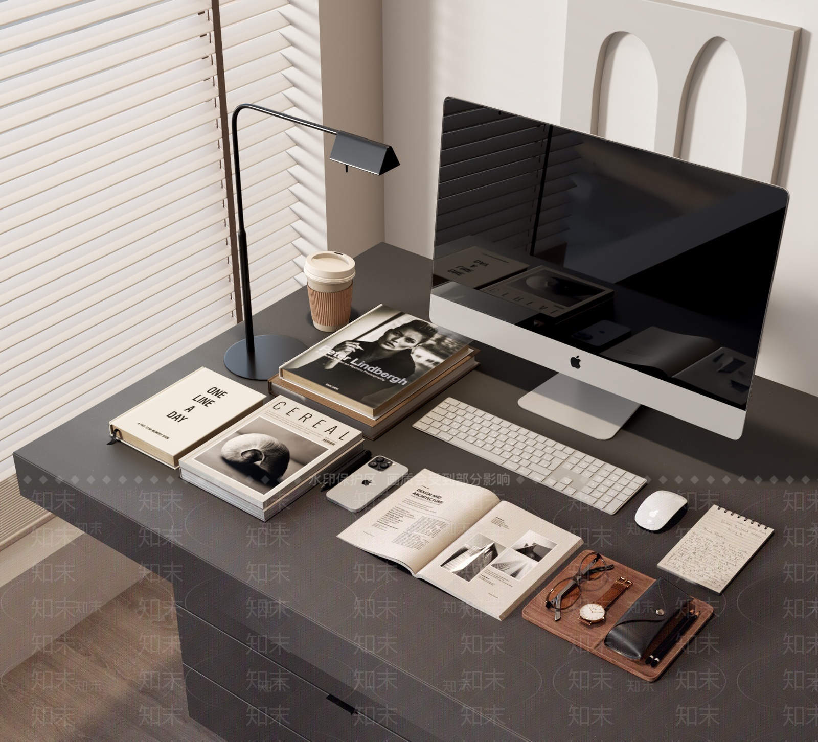 办公用品3D模型下载【ID:1207441444】