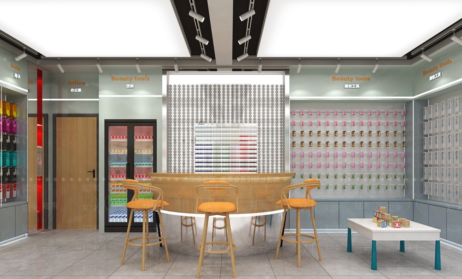 现代化妆品店3D模型下载【ID:1207446902】