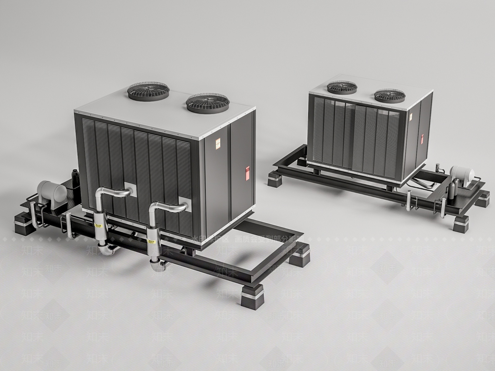 现代中央空调冷冻机SU模型下载【ID:1207447208】