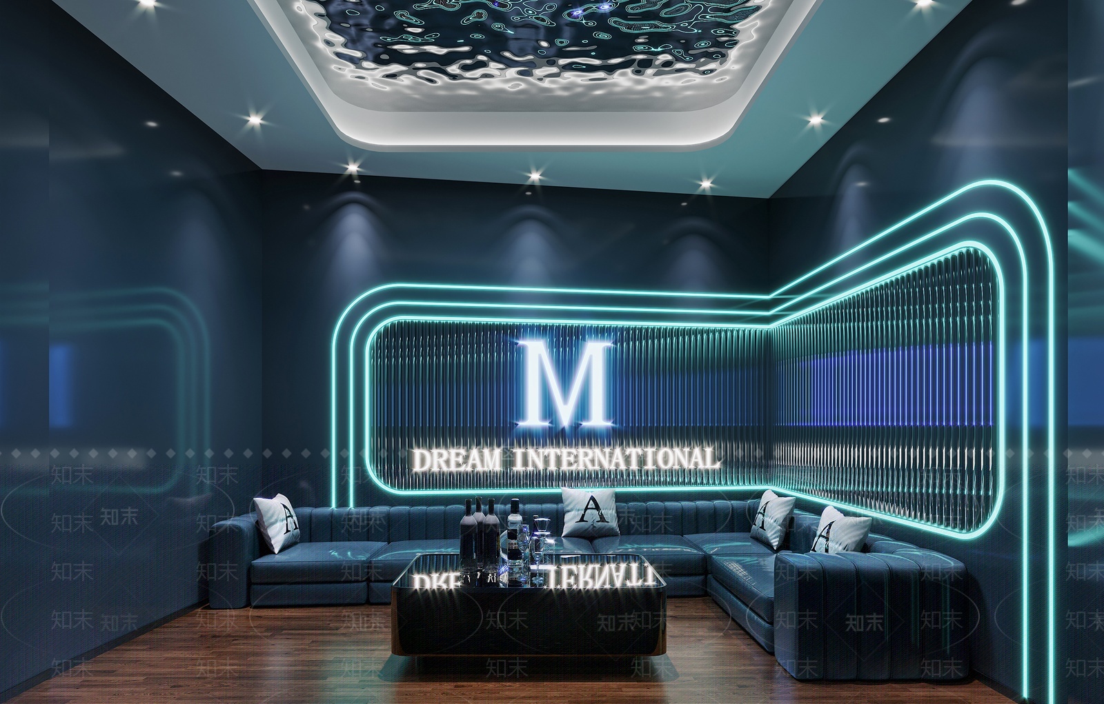 现代KTV包间3D模型下载【ID:1207447425】