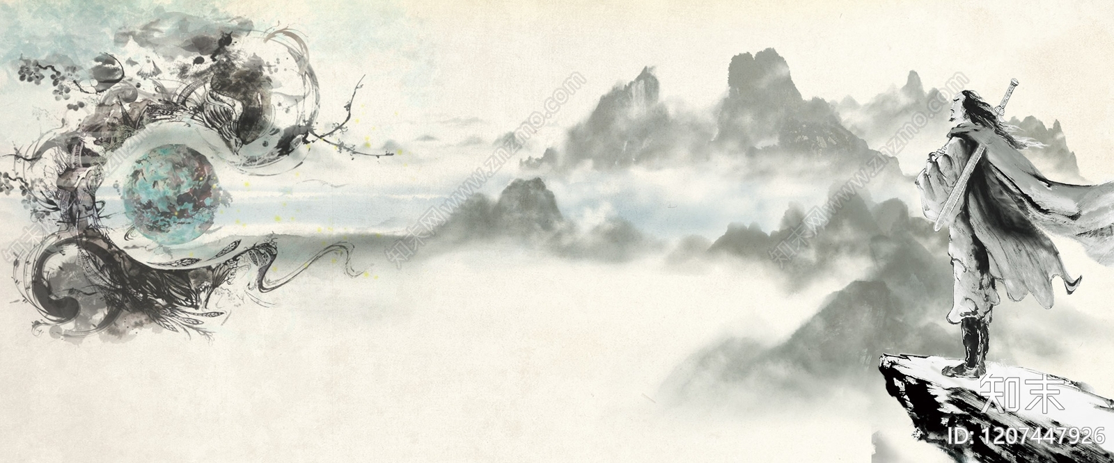 新中式中式招牌贴图下载【ID:1207447926】