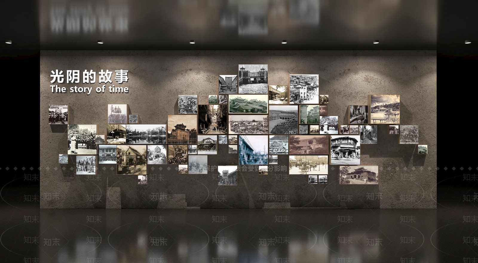 现代博物馆展厅SU模型下载【ID:1207450892】