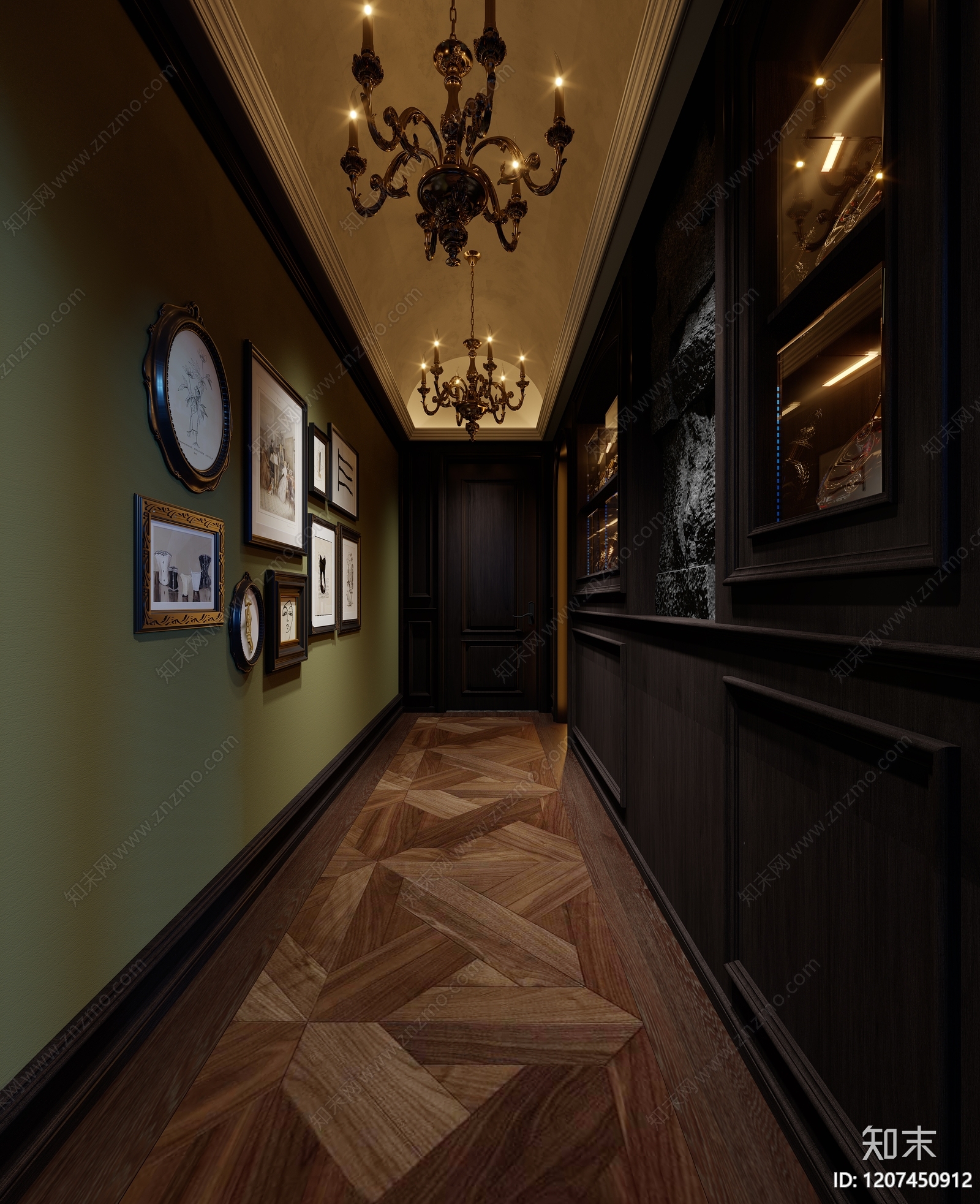 美式酒吧3D模型下载【ID:1207450912】