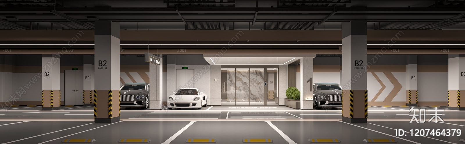 现代机场3D模型下载【ID:1207464379】