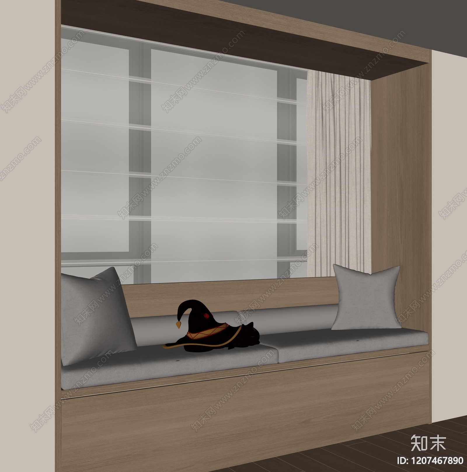 现代储物柜SU模型下载【ID:1207467890】