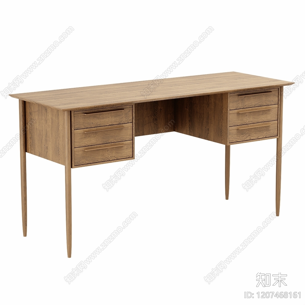 现代办公桌3D模型下载【ID:1207468161】