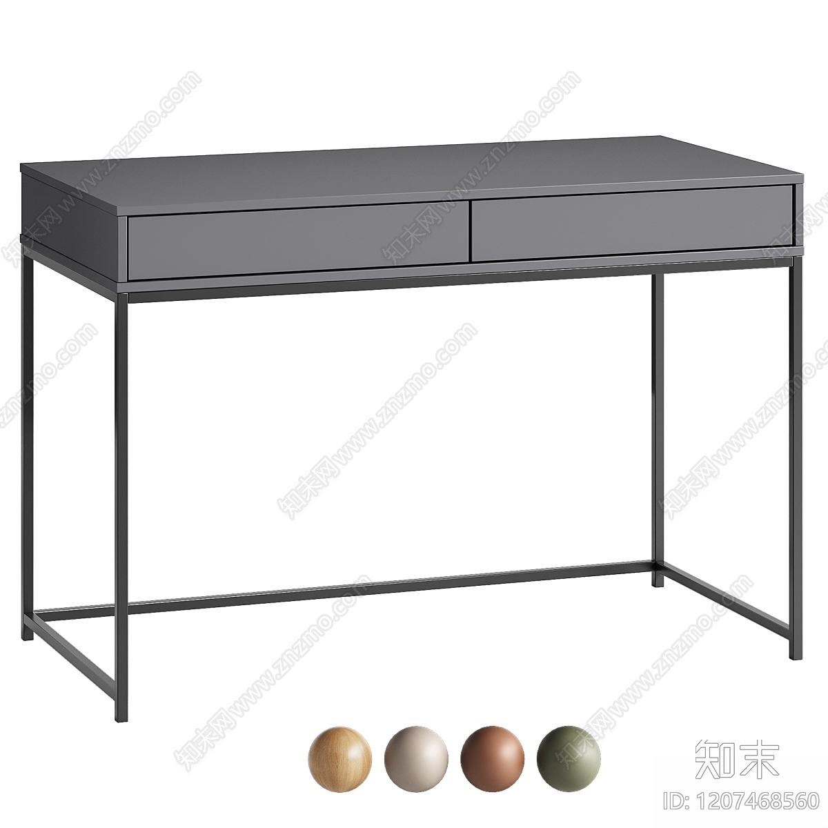 现代书桌3D模型下载【ID:1207468560】