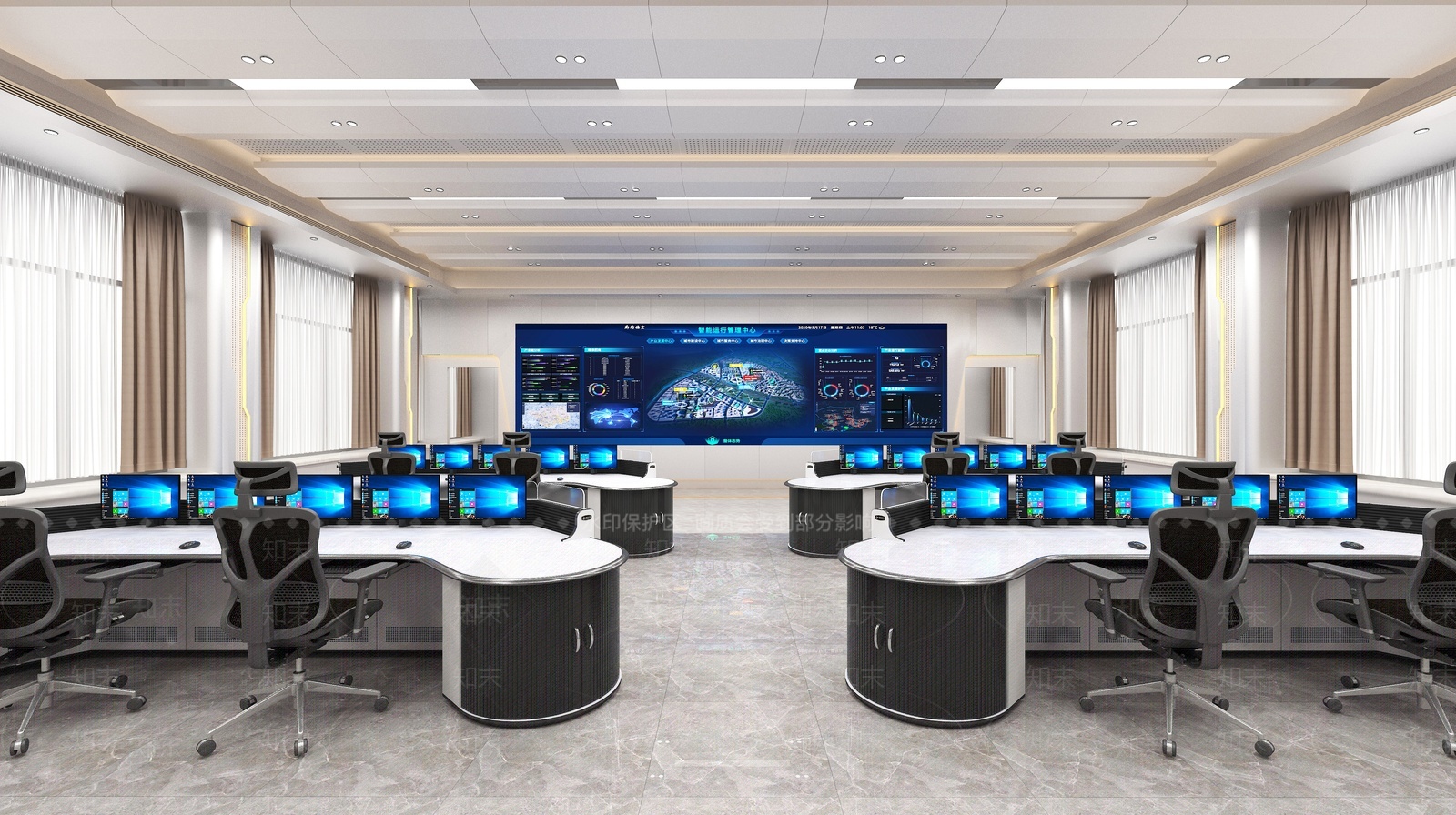 现代指挥中心3D模型下载【ID:1207475148】