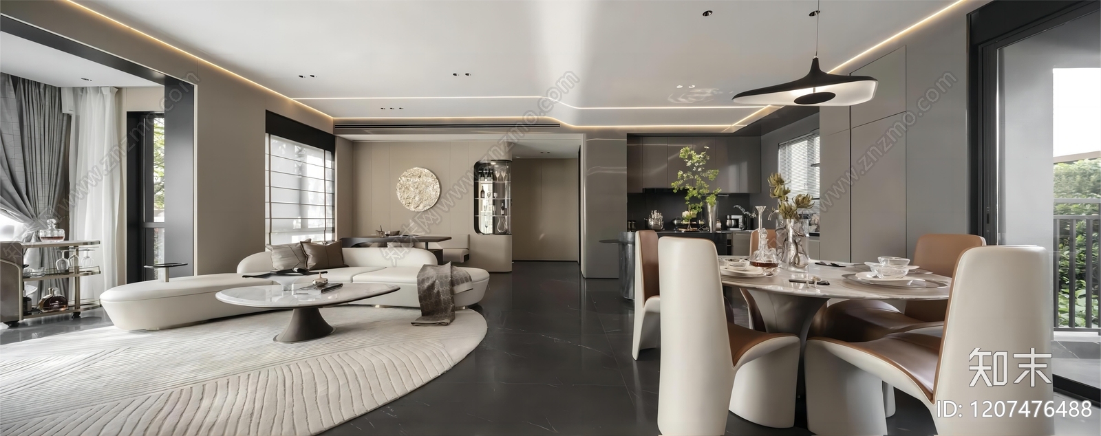 样板间施工图下载【ID:1207476488】