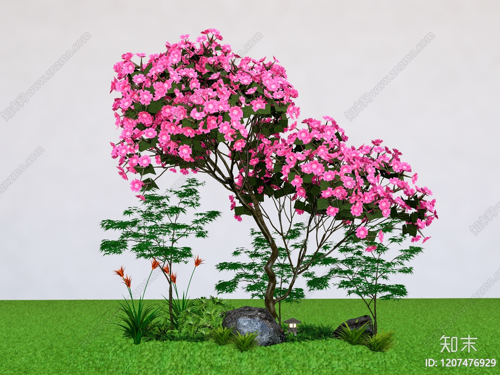 乔木SU模型下载【ID:1207476929】