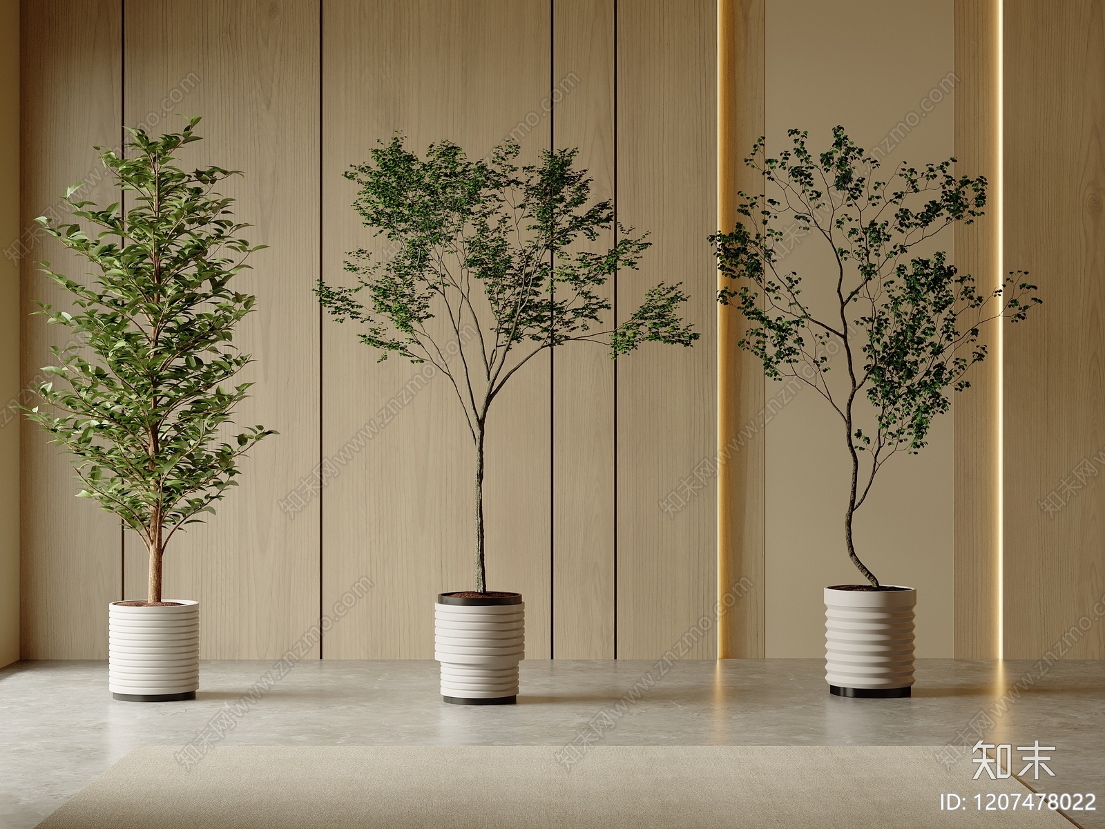 盆栽3D模型下载【ID:1207478022】