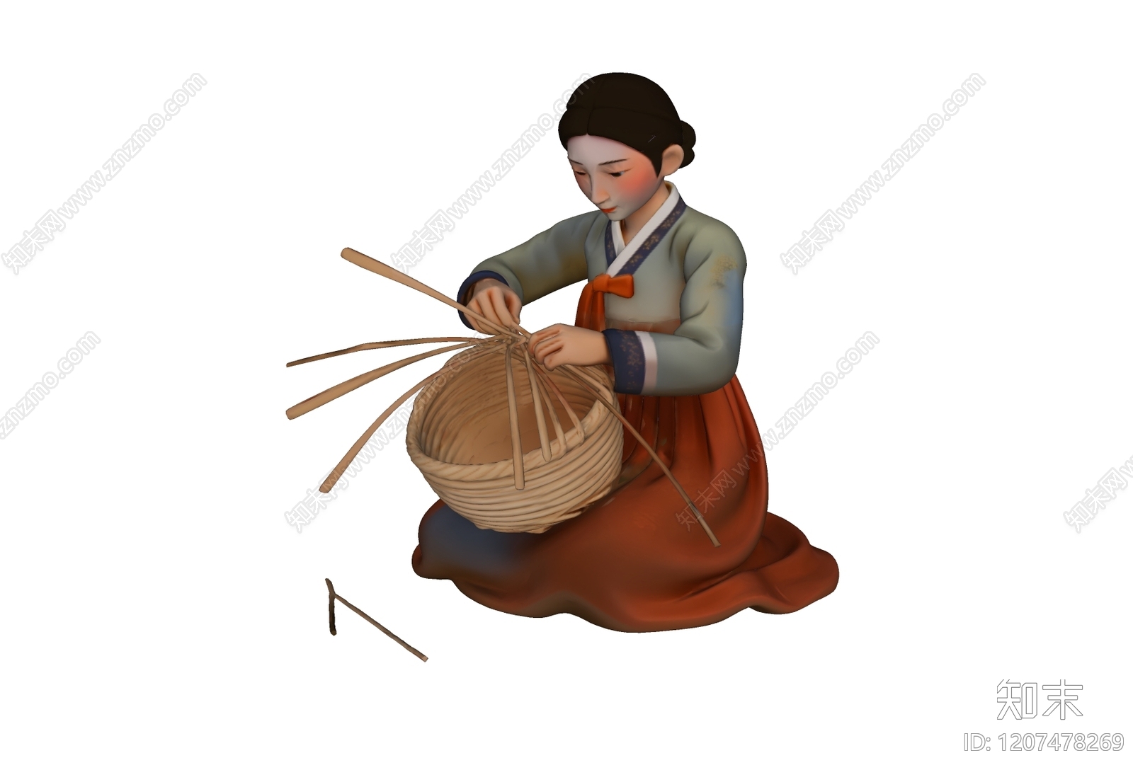 现代雕塑SU模型下载【ID:1207478269】