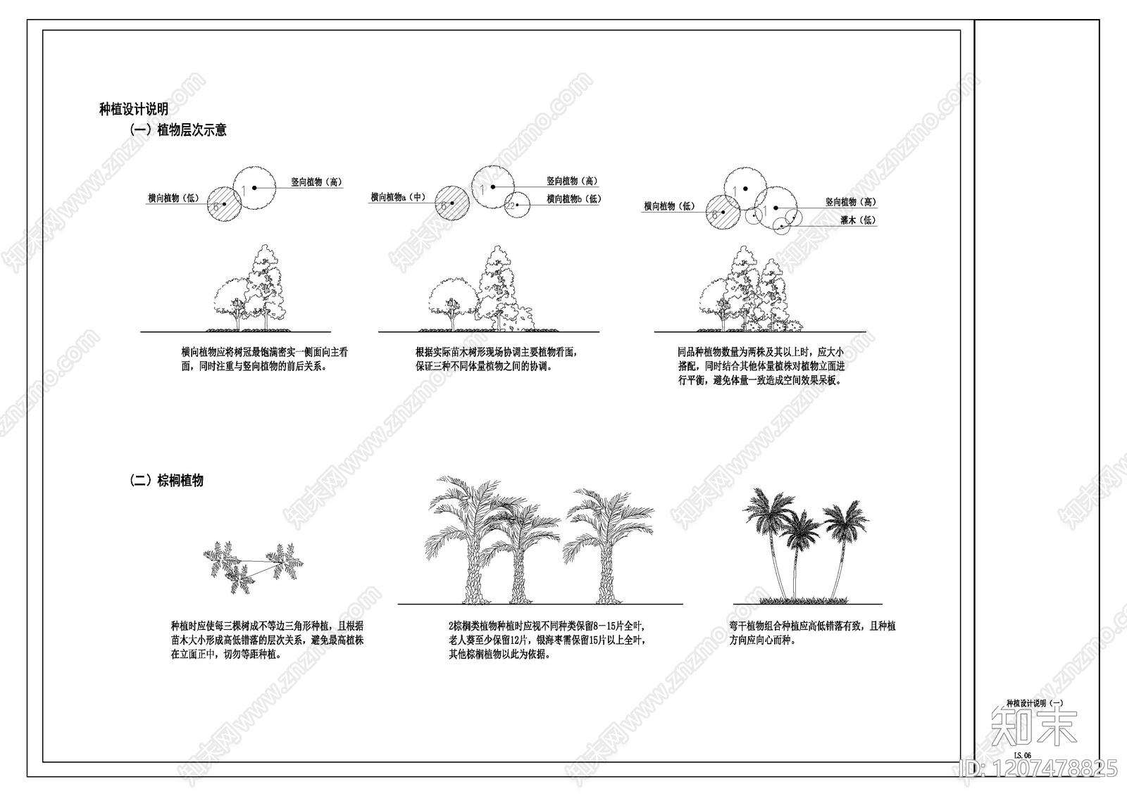 现代设计说明cad施工图下载【ID:1207478825】