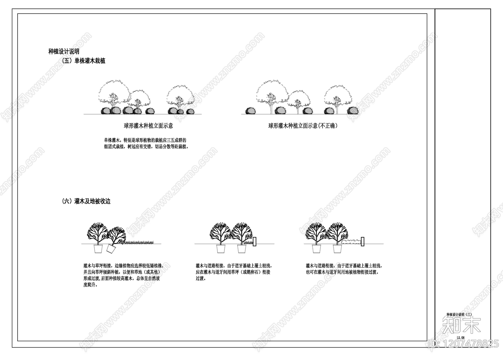 现代设计说明cad施工图下载【ID:1207478825】
