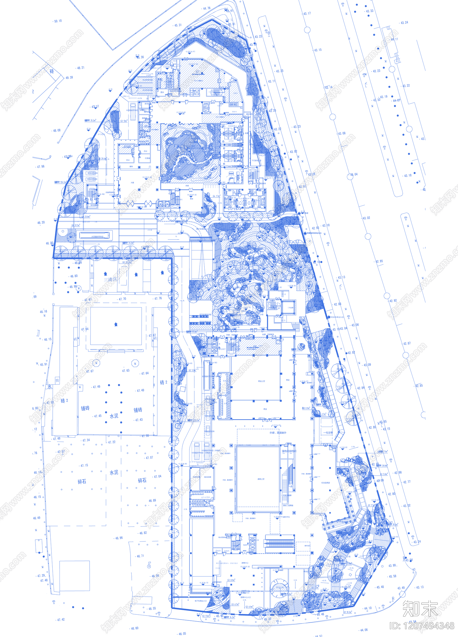 其他商业景观施工图下载【ID:1207494348】