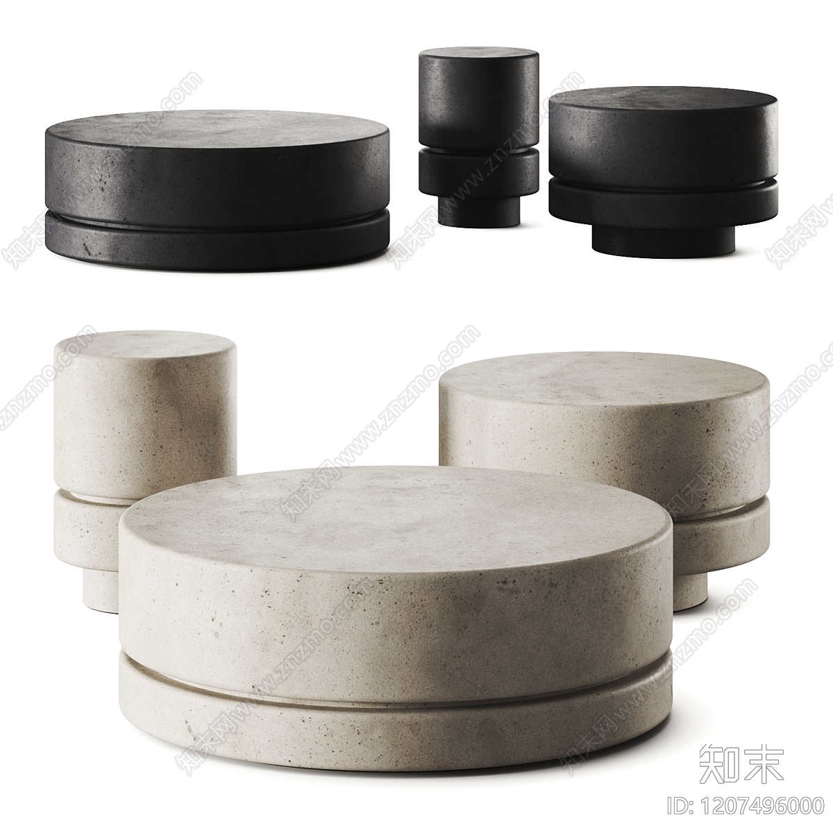 现代办公桌3D模型下载【ID:1207496000】
