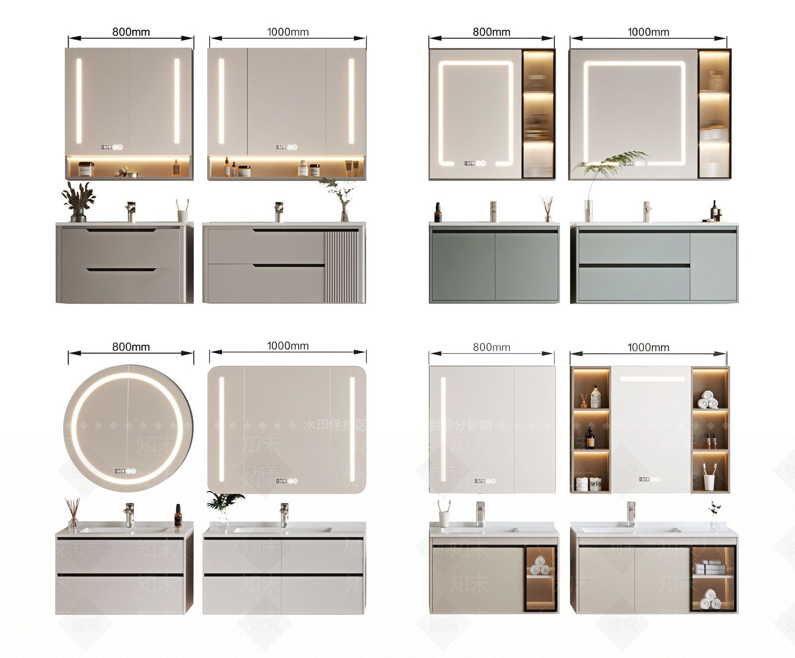 现代浴室柜3D模型下载3D模型下载【ID:1207496059】