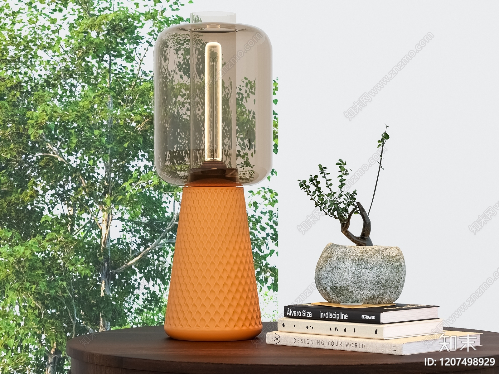 新中式中式台灯3D模型下载【ID:1207498929】